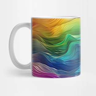 Rainbow Waves Mug